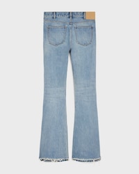 marco jeans in steel blue wash denim - STEEL BLUE WASH -  - 2 | CELINE