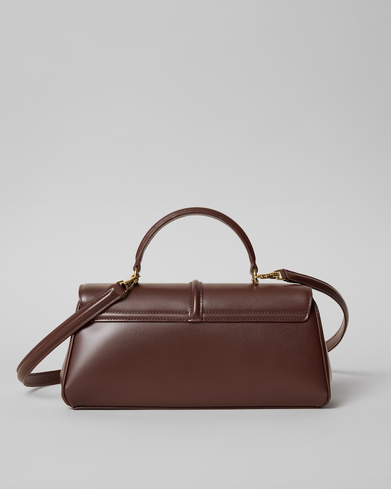 16 EAST WEST IN SATINATED CALFSKIN - CHESTNUT - ALL BAGS - 1 | CELINE