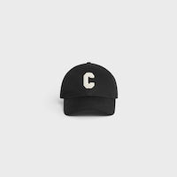 Initial baseball cap in cotton - BLACK -  - 2 | CELINE