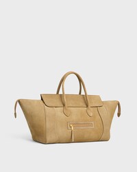 LUGGAGE DE ANTE DE PIEL DE BECERRO - BEIGE - LUGGAGE - 2 | CELINE