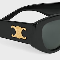 Triomphe 15 Sunglasses in Acetate - BLACK -  - 2 | CELINE