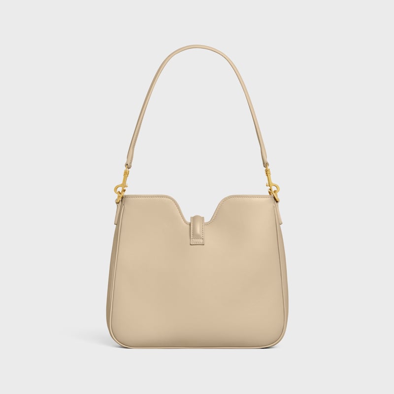 SMALL CAMILLE 16 SOFT BAG IN SMOOTH CALFSKIN - DEEP IVORY - CAMILLE - 1 | CELINE