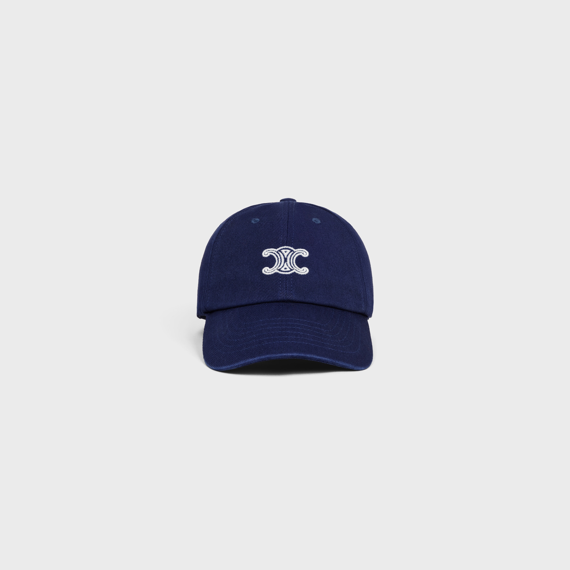 vivienne cap IN cotton twill - NAVY / WHITE | CELINE