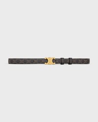 Ceinture Triomphe 18MM TOILE TRIOMPHE - TAN -  - 2 | CELINE