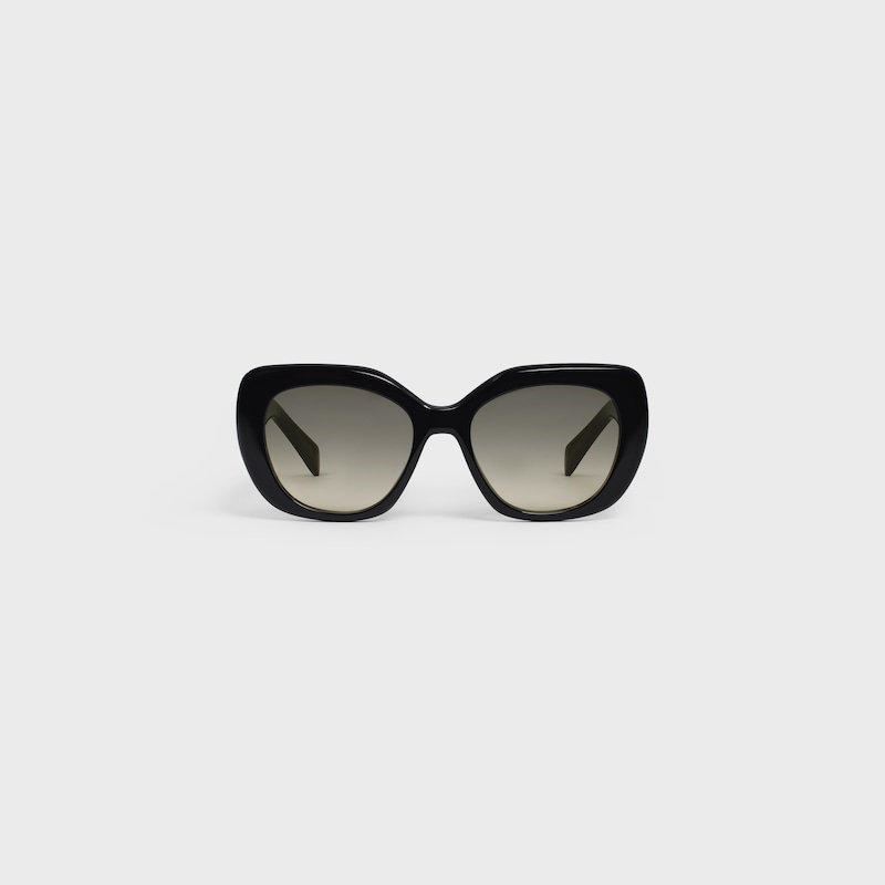 Triomphe 06 Sunglasses in Acetate - BLACK -  - 1 | CELINE