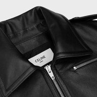 blouson Cuir de Veau - Noir -  - 2 | CELINE