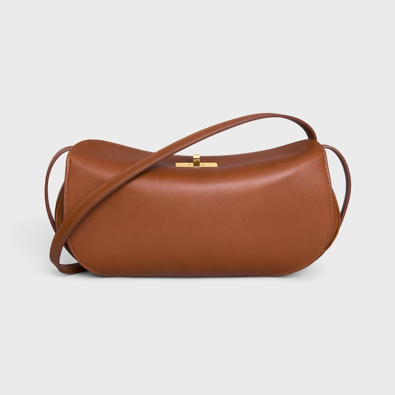 PETIT HOTDOG VEAU NATUREL SOUPLE - TAN - SACS BANDOULIÈRES - 1 | CELINE