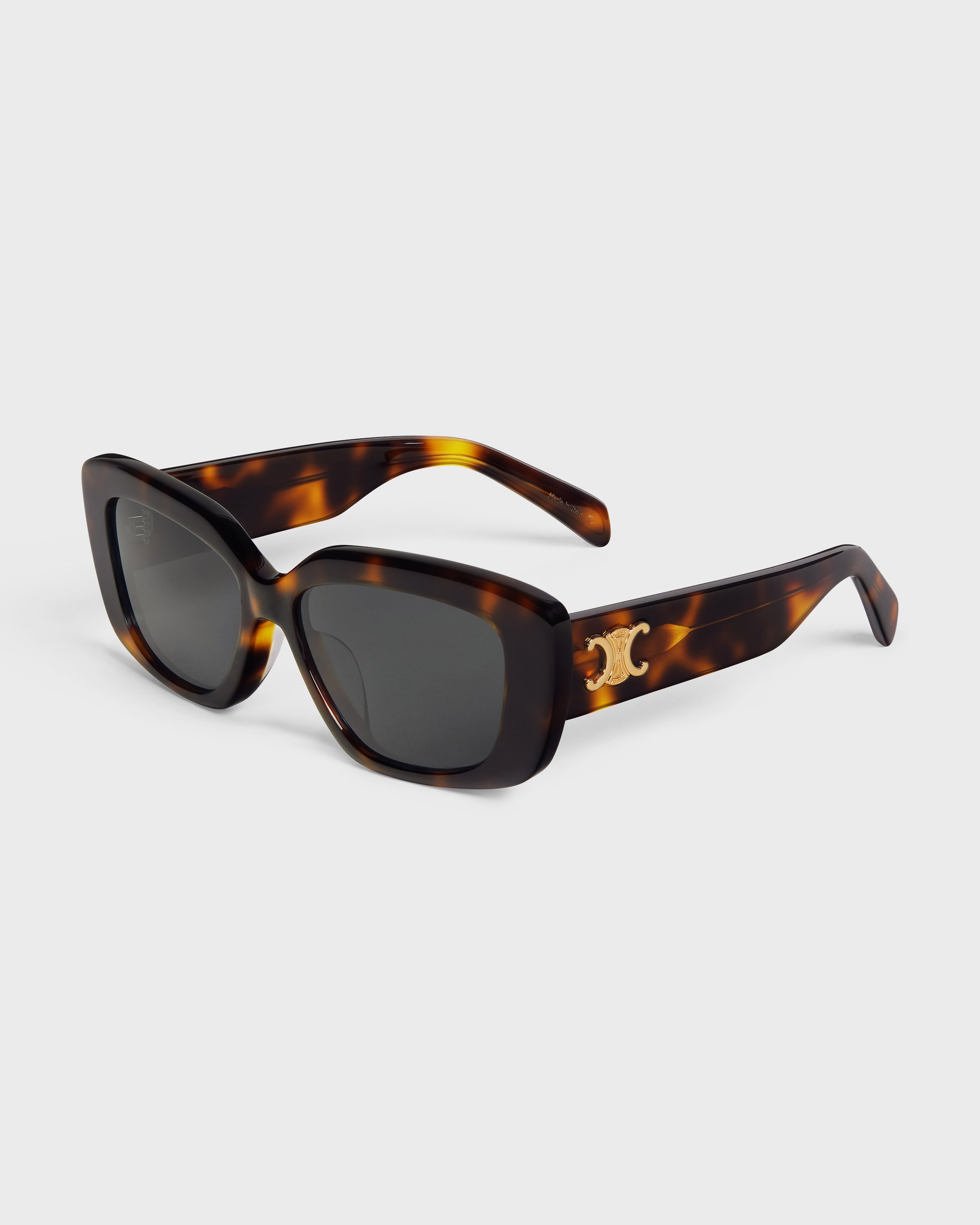 Triomphe 04 sunglasses in Acetate - DARK HAVANA | CELINE