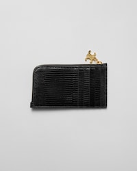 ロング ジップ付きカードホルダー / サルバトールリザード - ブラック - カードケース - 2 | CELINE