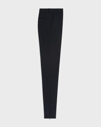 Schmale Hose AUS Stretch-Wollgabardine - SCHWARZ -  - 2 | CELINE