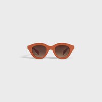 Triomphe Mini 01 sunglasses in Acetate - TERRACOTTA -  - 1 | CELINE