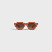 Triomphe Mini 01 sunglasses in Acetate - TERRACOTTA -  - 1 | CELINE