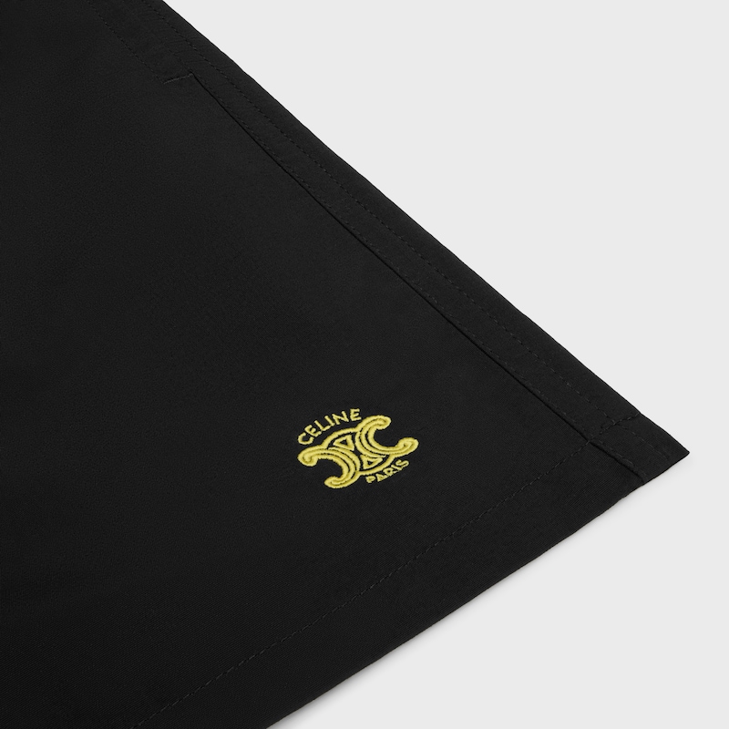 Shorts da bagno in nylon - NERO -  - 1 | CELINE