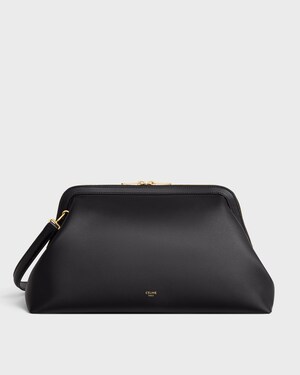 DOCTOR'S POUCH IN SUPPLE NATURAL CALFSKIN - BLACK - EVENING - 1 | CELINE