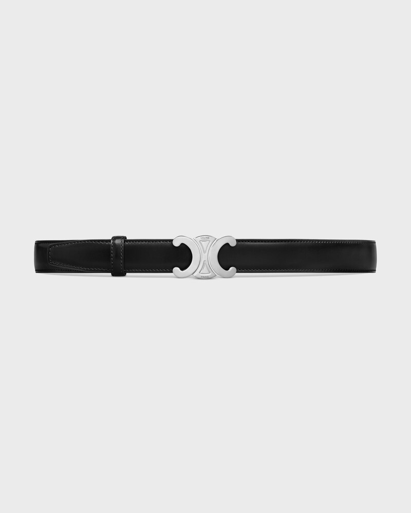 Reversible Strap 25MM IN Taurillon Leather and Triomphe Canvas -  -  - 1 | CELINE