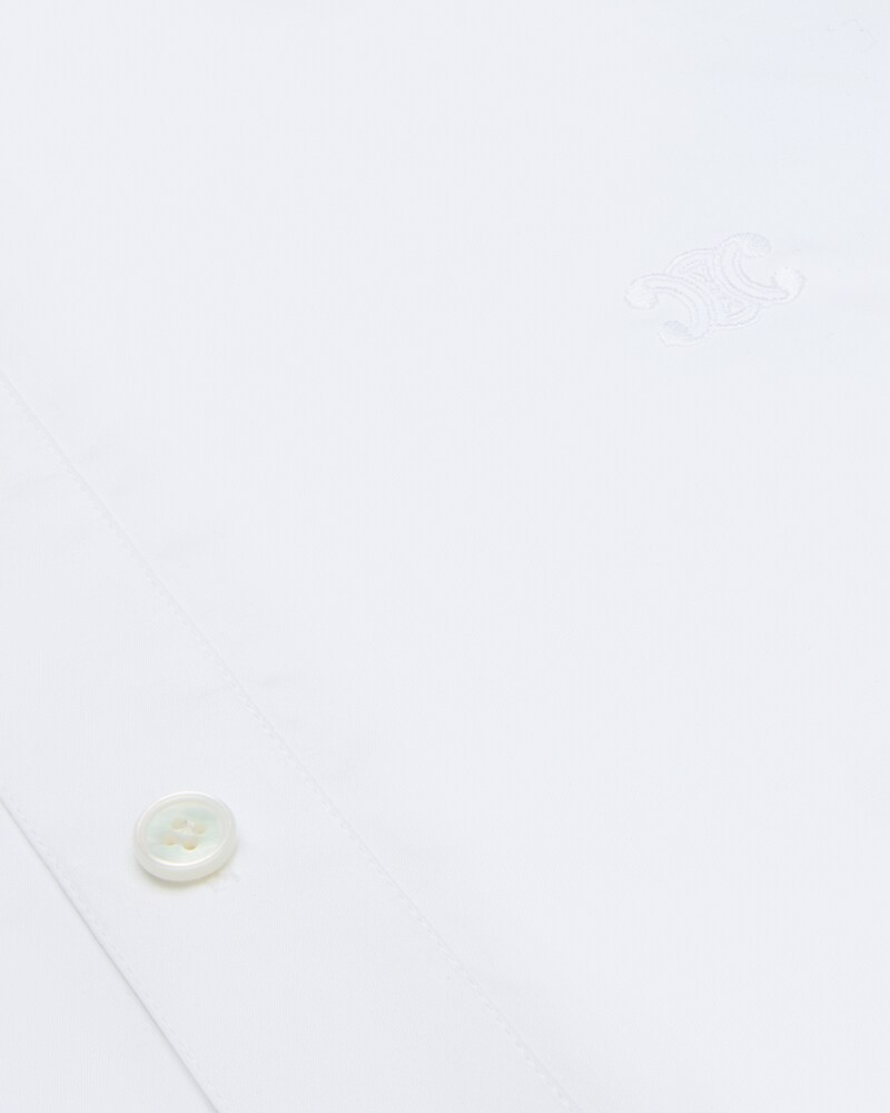 shirt IN COTTON POPLIN - WHITE -  - 1 | CELINE