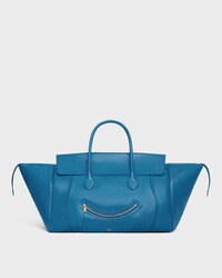 BIG SMILE LUGGAGE IN GLOSSY CALFSKIN - ULTRA BLUE - LUGGAGE - 1 | CELINE