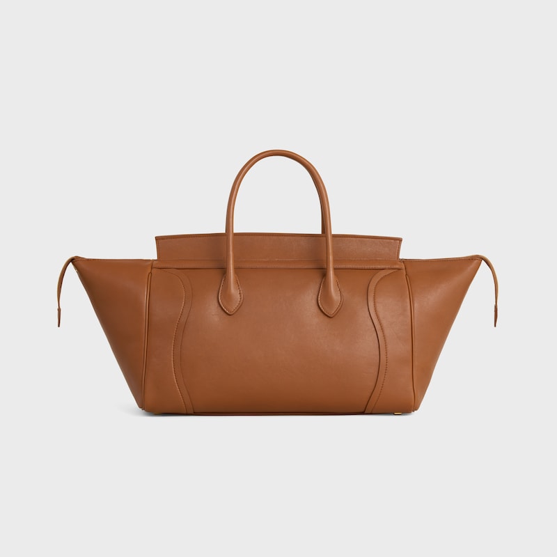 LUGGAGE IN SUPPLE SHINY LAMBSKIN - SOFT TAN - LUGGAGE - 1 | CELINE