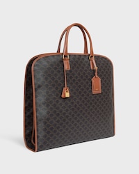 Garment Bag in Triomphe Canvas and Calfskin - TAN - HAND-PICKED GIFTS - 2 | CELINE