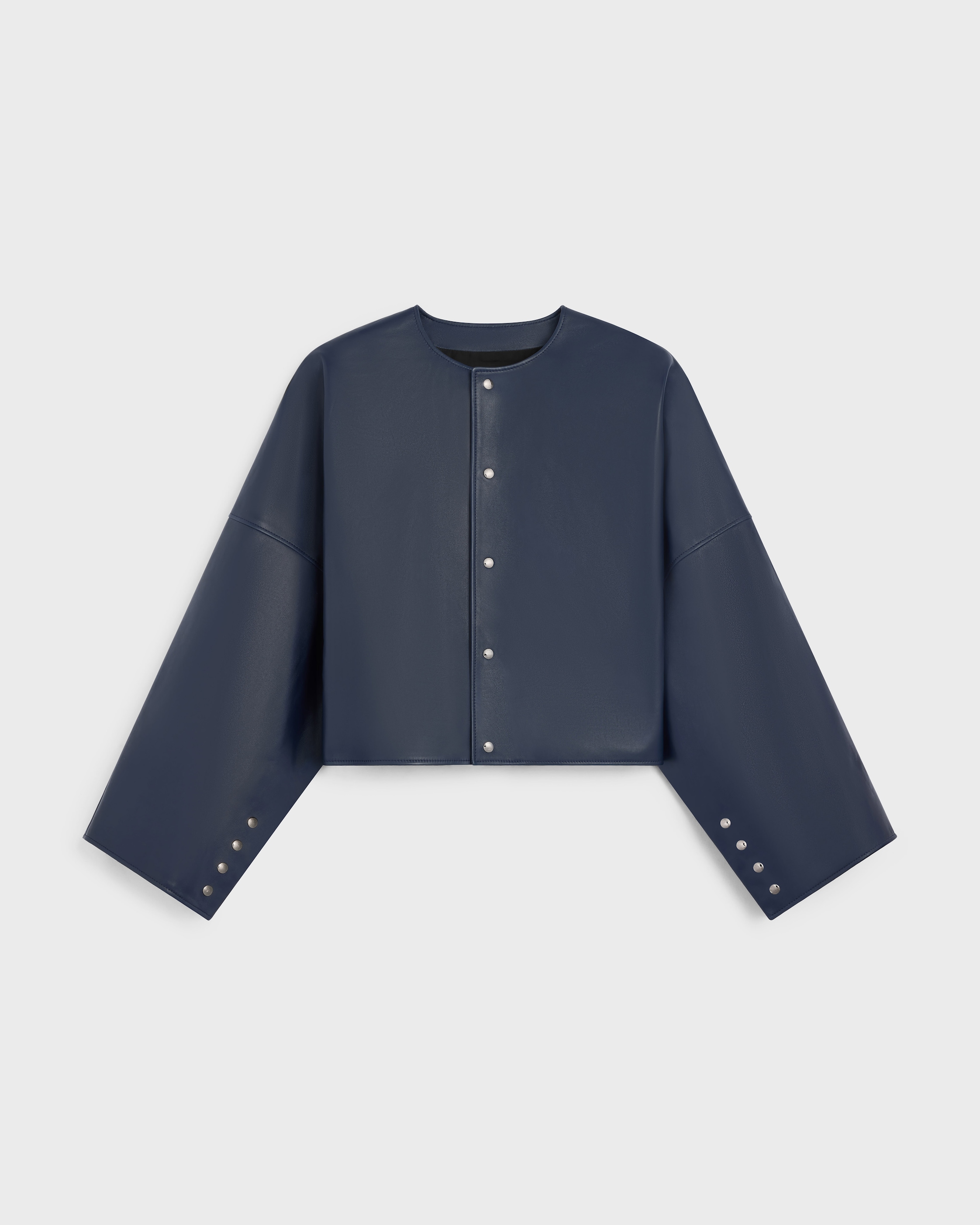 cardigan jacket IN lambskin - POLICE BLUE | CELINE