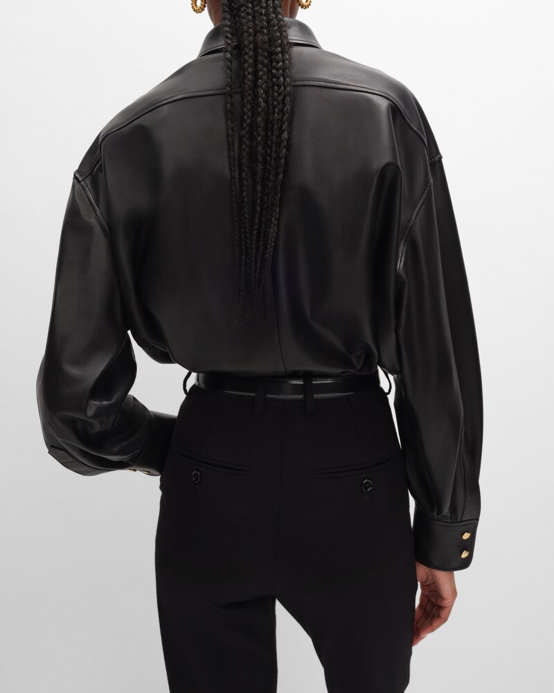chemise agneau - Noir -  - 1 | CELINE