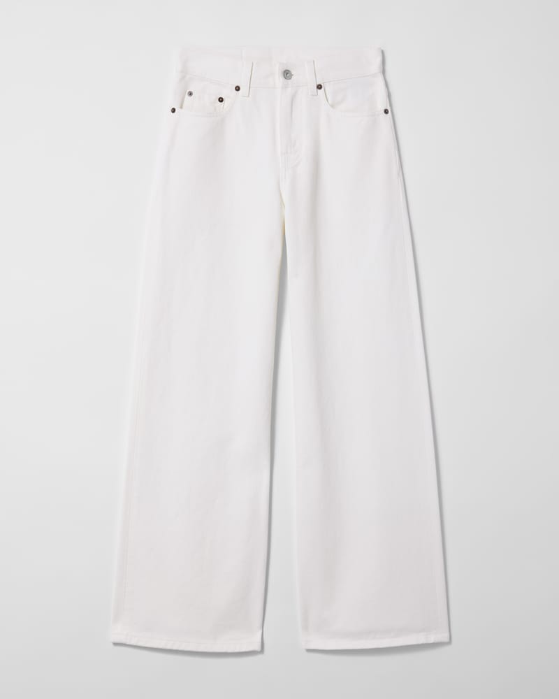 jolene jeans IN heavy cotton twill - SAMMY WHITE -  - 1 | CELINE