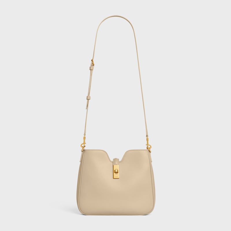 SMALL CAMILLE 16 SOFT BAG IN SMOOTH CALFSKIN - DEEP IVORY - CAMILLE - 1 | CELINE