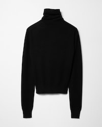 ROLLKRAGENPULLOVER AUS KASCHMIR - SCHWARZ/ROT -  - 2 | CELINE