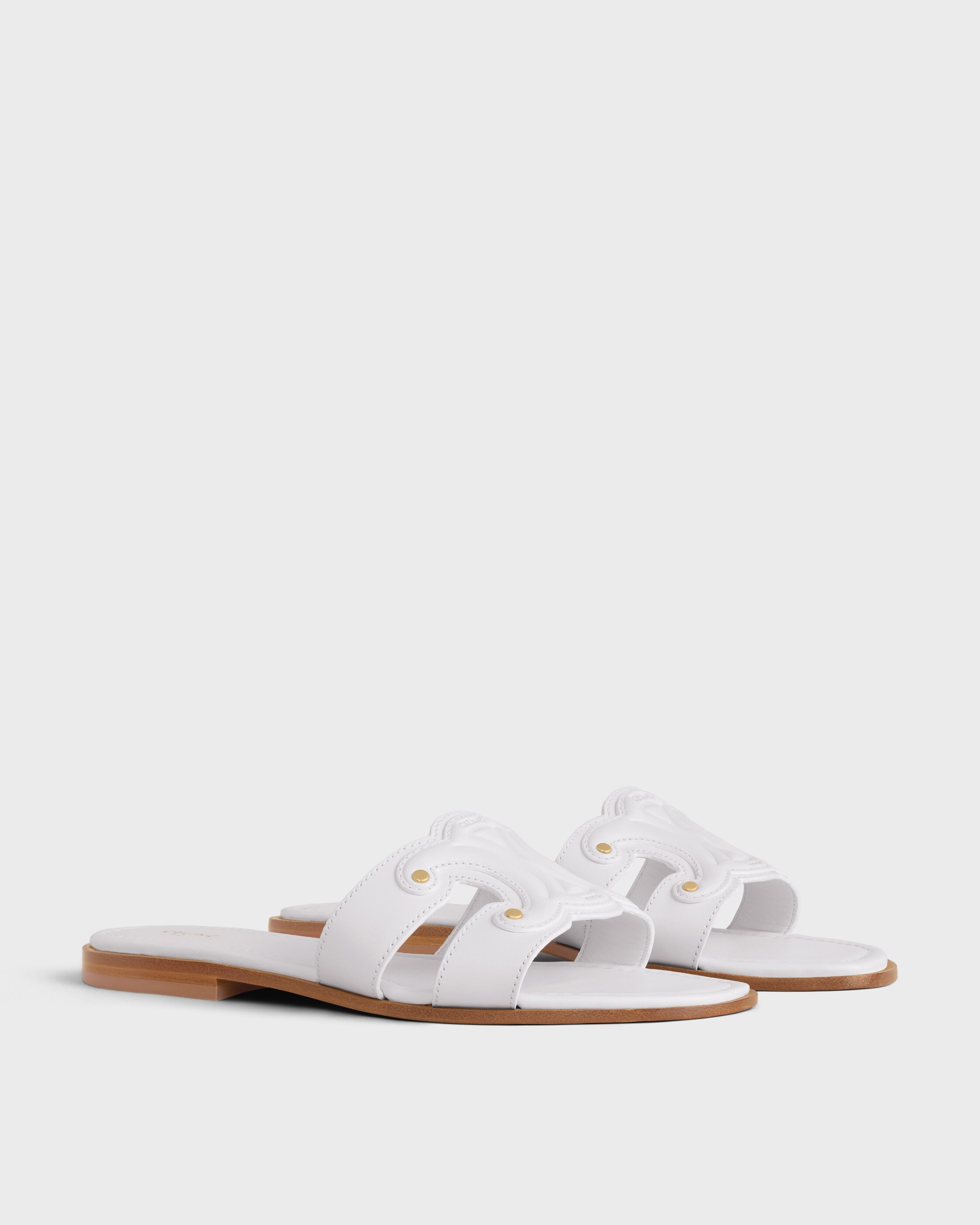 MARINA MULE IN CALFSKIN - WHITE | CELINE