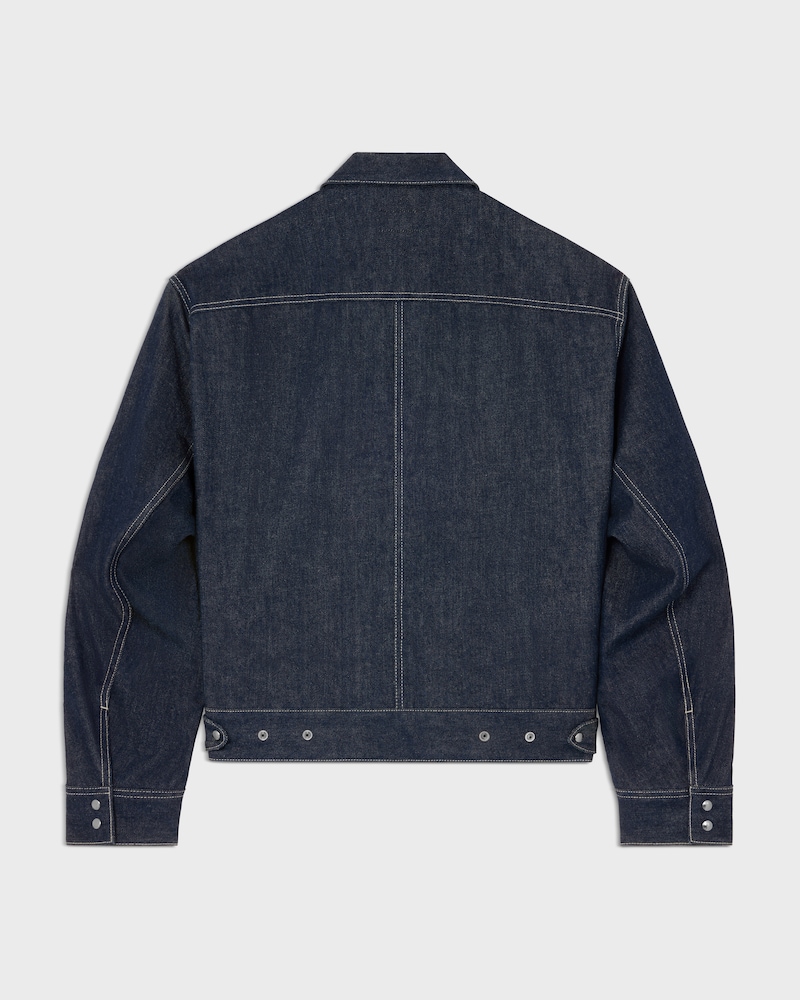 jacket IN cotton denim - RINSED -  - 1 | CELINE