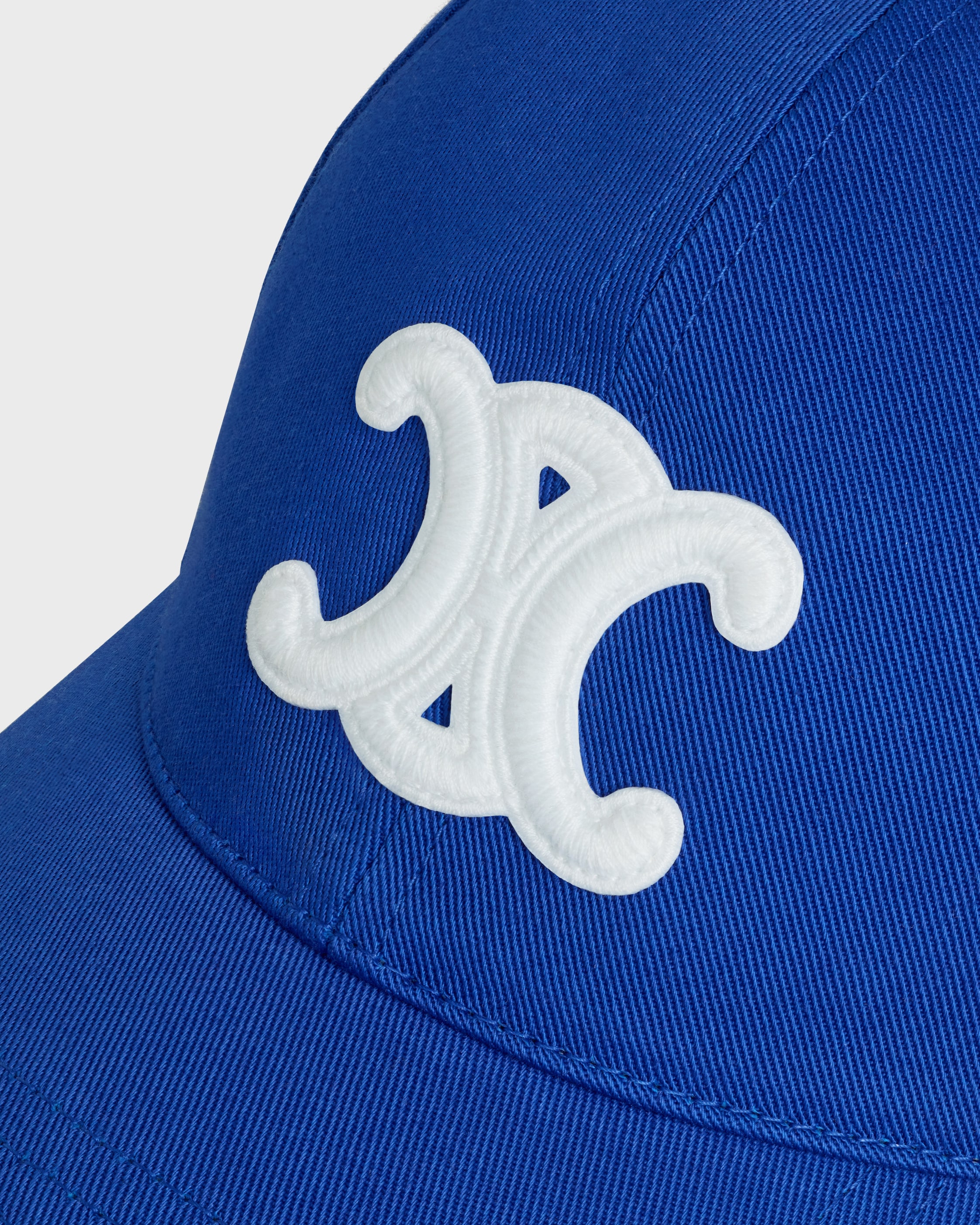 triomphe baseball cap IN cotton gabardine - BLEU ROI | CELINE