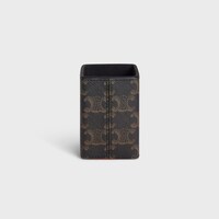 Perfume Holder 100ml in Triomphe Canvas and Calfskin - TAN - FRAGRANCES - 2 | CELINE