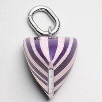 CHARMS BERLINGOT IN RESIN AND BRASS WITH RHODIUM FINISH - PURPLE / SILVER - CHARMS - 2 | CELINE