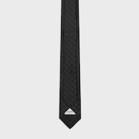 tie IN mini triomphe silk jacquard - BLACK/BLACK -  - 2 | CELINE
