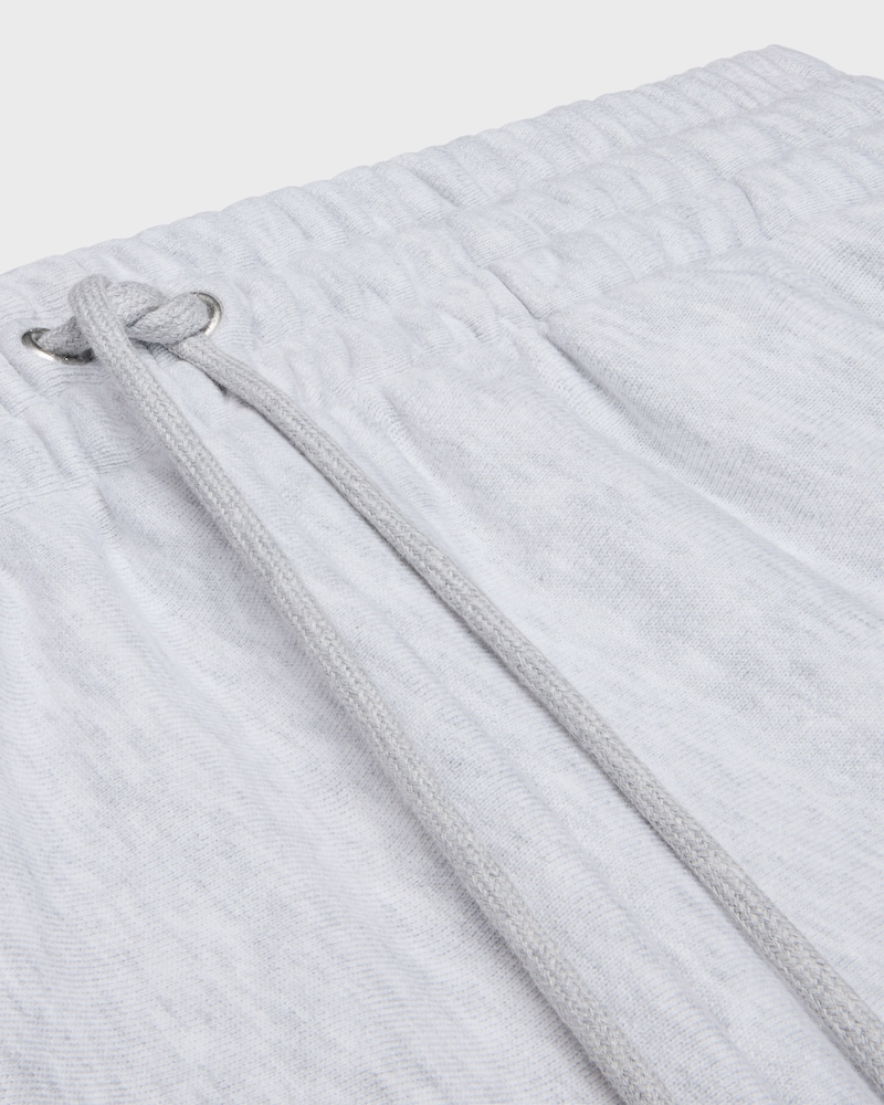 sweatpants IN cotton fleece - PALE GREY / BLACK -  - 1 | CELINE