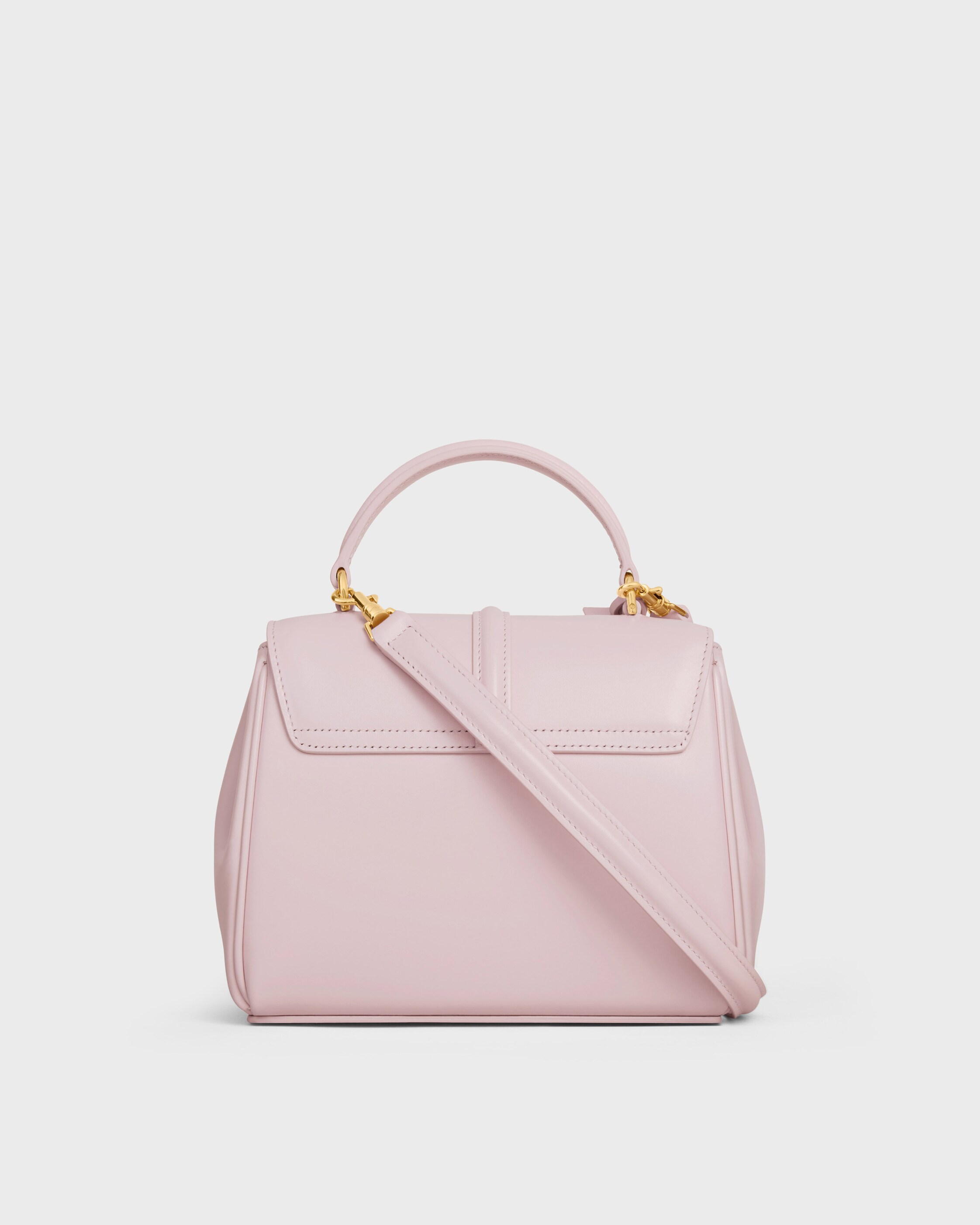 MINI 16 in satinated calfskin - PASTEL PINK | CELINE