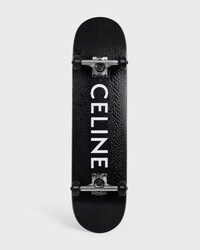 SKATEBOARD EN IMPRIMÉ TEXTURÉ SERPENT ET CELINE - NOIR -  - 1 | CELINE
