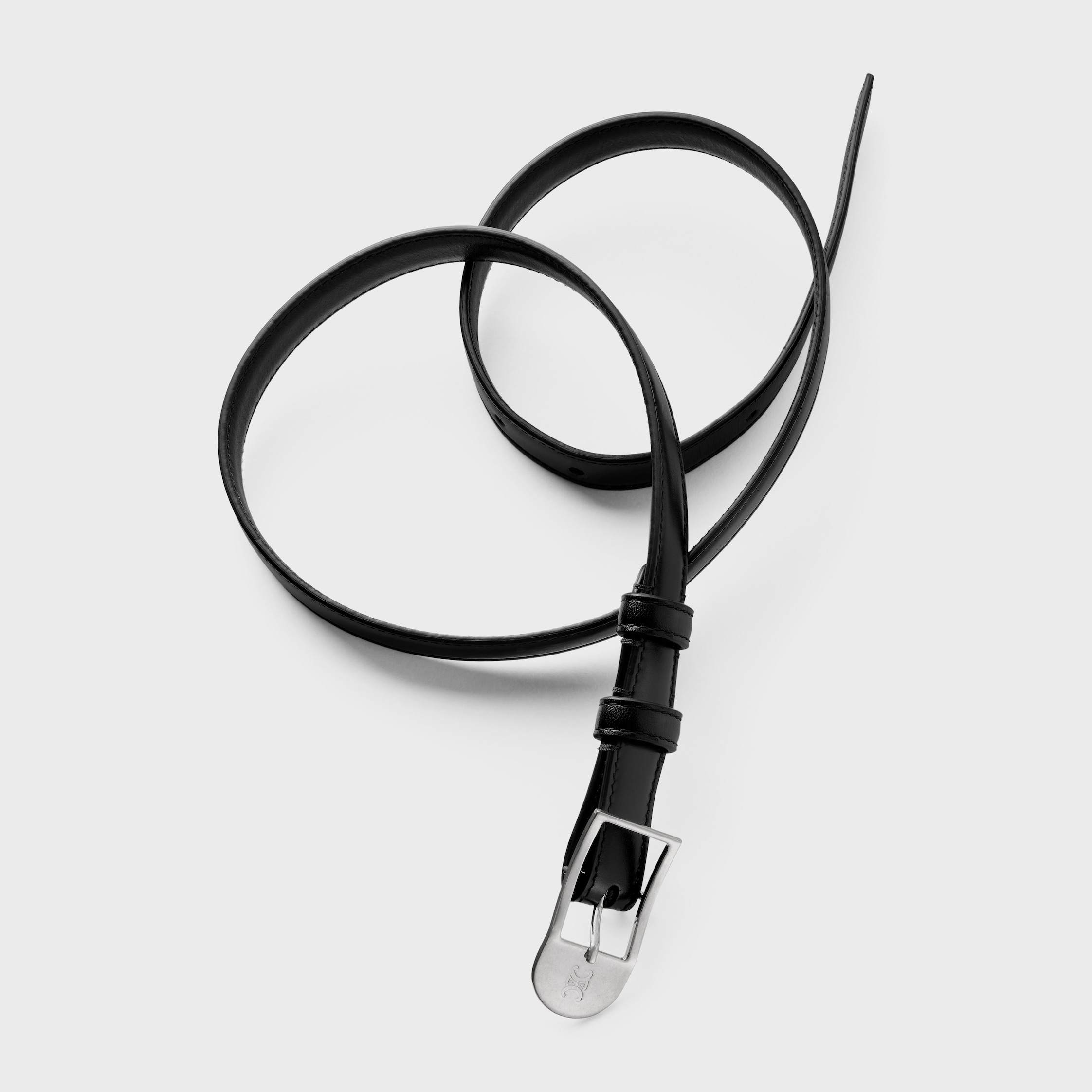 BC-25 ベルト 18mm / トリヨンレザー - ブラック | CELINE