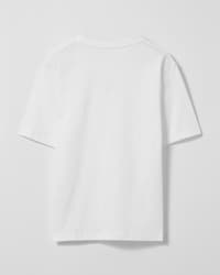 loose t-shirt IN cotton jersey - OFF WHITE / BLACK -  - 2 | CELINE