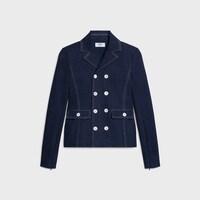 cavaliere jacket IN stretch denim - LIGHT RINSE -  - 1 | CELINE