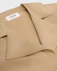 dress IN cotton and silk twill - CORDE -  - 2 | CELINE