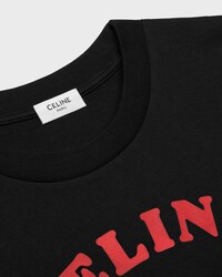 t-shirt IN cotton jersey - BLACK / MULTICOLOR -  - 2 | CELINE