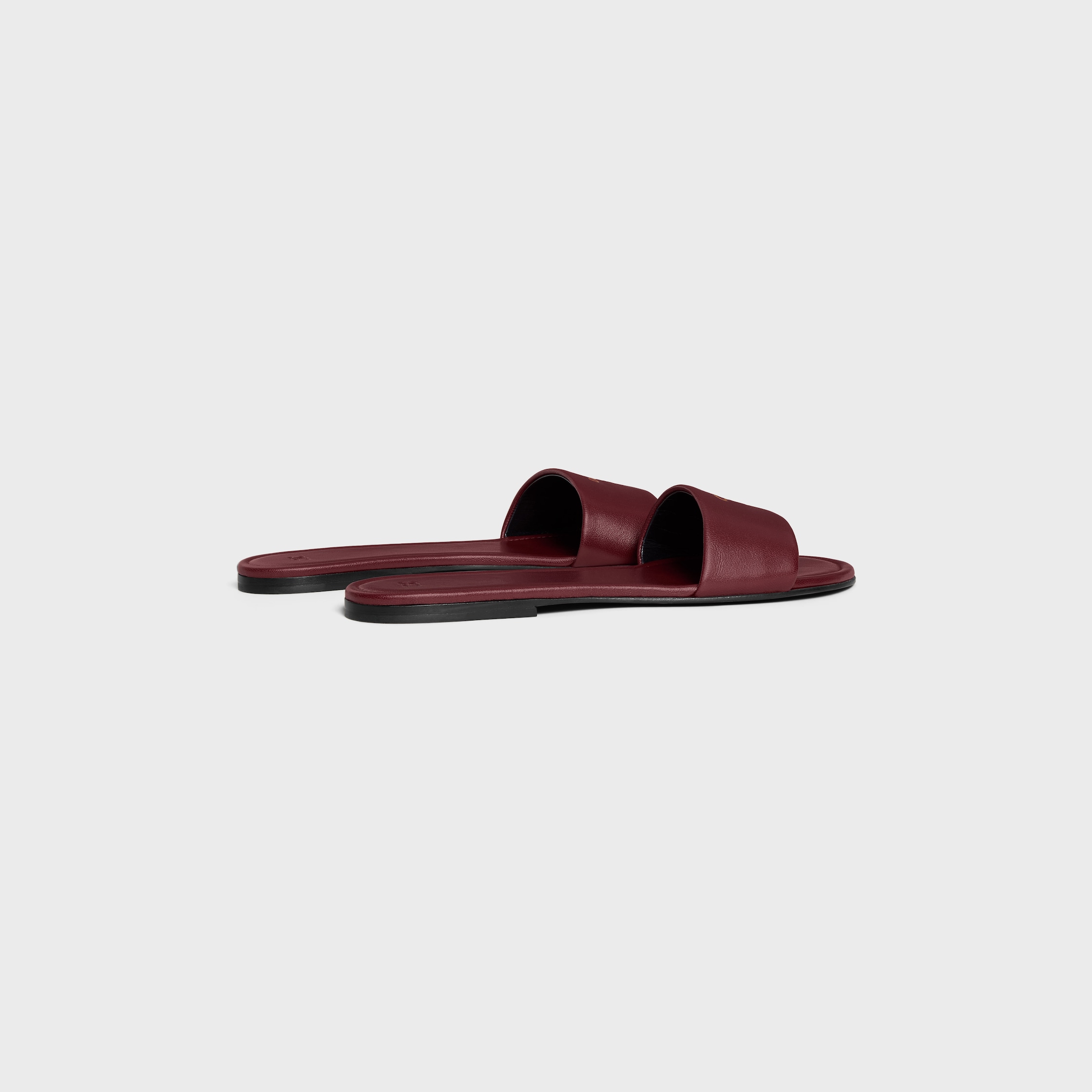 CELINE ワインレッド レザー ミュール 366635268C-28BD_3_SPR26_W_V1.jpg