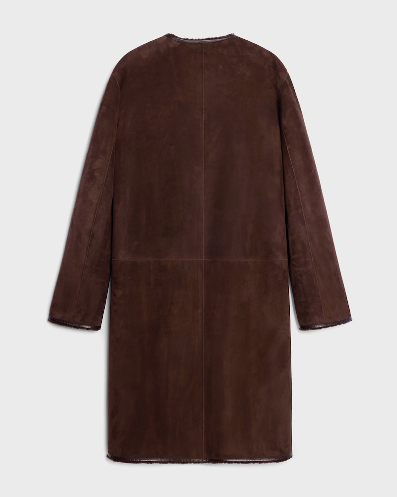 coat IN Lamb Shearling - TEDDY BEAR -  - 1 | CELINE