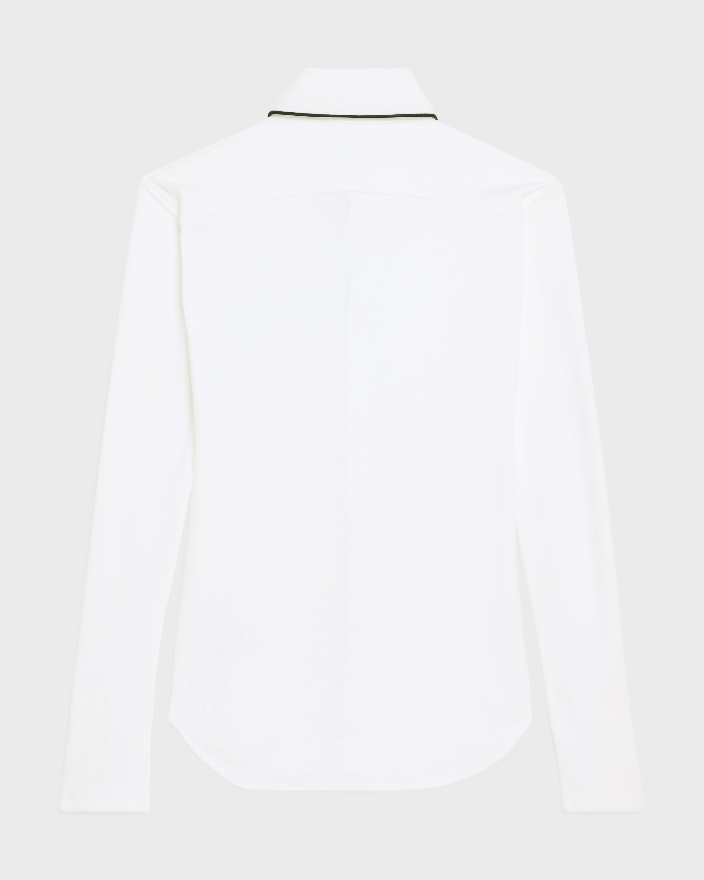 shirt IN cotton jersey - WHITE / BLACK | CELINE