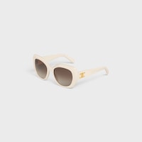 Triomphe 06 Sunglasses in Acetate - IVORY -  - 2 | CELINE