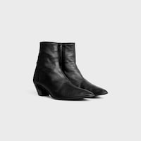 HECTOR ZIPPED BOOT IN Stretch Lambskin - BLACK - - 2 | CELINE