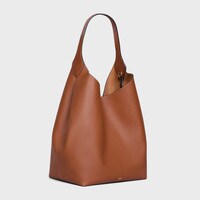 LARGE HOBO IN SUPPLE NATURAL CALFSKIN - TAN - SHOULDER BAGS - 2 | CELINE