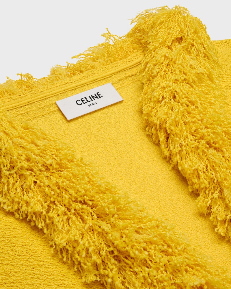 dress IN viscose and wool natté - JAUNE -  - 1 | CELINE