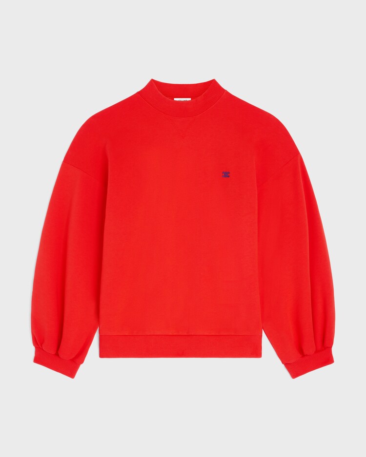 Loose Sweatshirt In Cotton Fleece